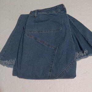 A Beautiful Soul Women's Distressed Bell Bottom Jeans 18 Style 111543